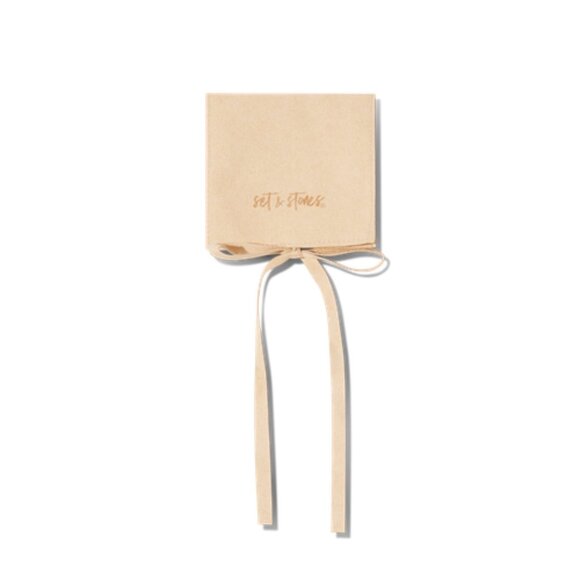 Set & Stones Shelly Anklet with Pouch - NEW - Picture 5 of 5